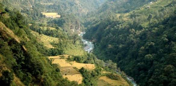 Lingzam in Dzongu - Landscape to be destroyed by Panan HEP